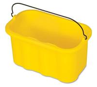 Rubbermaid Commercial Products FG9T8200YEL Sanitizing Caddy, Housekeeping Cart Accessories, Yellow