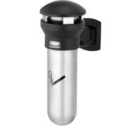 Rubbermaid Commercial Products FG9W3200SSBLA Cendrier Mural Infinity, Acier Inoxydable, Noir