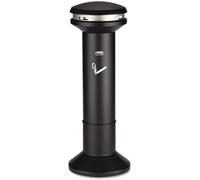Rubbermaid Commercial Products FG9W3400BLA Infinity Ash Bin pour Cigarettes 25,4 l Noir