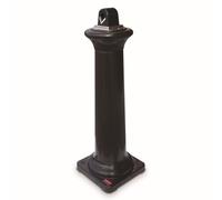 Rubbermaid Commercial Products Cendrier extérieur GroundsKeeper Tuscan 098716 Noir