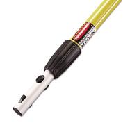 Rubbermaid Commercial Products Manche Télescopique HYGEN Quick-Connect | Connexion rapide, Aluminium léger, Compatible avec les supports et plumeaux HYGEN | 122 à 183 cm, Jaune
