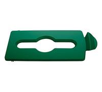 Rubbermaid Commercial Products Mince Jim Décoration pour Station de Recyclage, 1 Lid, Vert, 1