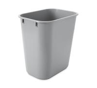 rubbermaid rubbermaid corbeille à papier, 12,9 litres, rectangulaire noir Noir G