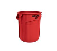 Rubbermaid Commercial Products Rubbermaid Commercial FG262000RED Brute Heavy-Duty Waste/Utility Container (Vented, 20-gallon, Red) by