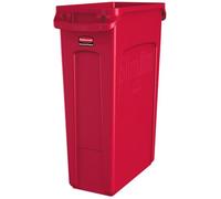 Rubbermaid Commercial Products 1956189 Collecteur de Déchets 87 l Rouge