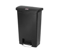 Rubbermaid Commercial Products 1883611 Poubelle en résineà pédale Noir 50 l