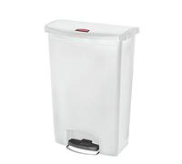 Rubbermaid Commercial Products 1883561 Collecteur à Pédale en Résine 90 l Blanc