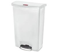 Rubbermaid Commercial Products 1883561 Collecteur à Pédale en Résine 90 l Blanc