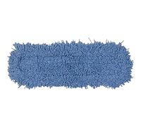 Rubbermaid Commercial Products Twisted Loop-Dust Mop Head Replacement, 25-Inch, Blue, Cotton Refill for Industrial Use, Fits Standard Size Mop Frame