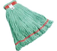 Rubbermaid Commercial Web en Microfibre de Pied Tube Serpillère, 1" Medium, Green, 1