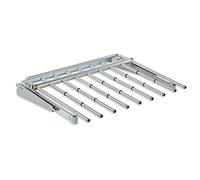 Rubbermaid Configurations Porte-Pantalons en Titane pour 7 Paires de Pantalons Antidérapant Organisation et Rangement