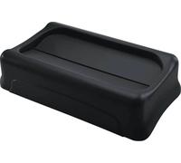 Rubbermaid Couvercle polyéthylène noir L297xP521mm adapté aux poubelles de tr...