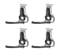 Rubbermaid FastTrack Heavy-Duty Universal Garage Bicycle Storage Vertical Hanging Wall Hook Bike Rack (4 Pack)