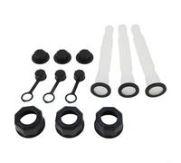 Rubbermaid Gott Kolpin Lot de 3 becs de rechange pour bidon de gaz flexible avec bouchon d'aération et joint d'étanchéité pour tondeuse à gazon pour VTT