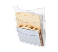 Rubbermaid Lot de 3 dossiers muraux incassables extensibles transparents (65976)