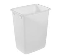 Rubbermaid Petite poubelle de cuisine et de salle de bain, corbeille à déchets sous l'évier, en plastique, blanc, 24,5 litres, 1 pièce