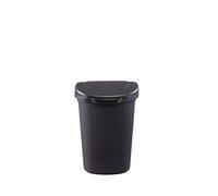 Rubbermaid Poubelle à Couvercle Tactile pour la Maison, la Cuisine et la Salle de Bain, Noir, 40 l