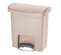 Rubbermaid poubelle à pédale Slim Jim 1883455 plastique 15l beige