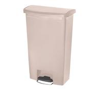 Rubbermaid poubelle à pédale Slim Jim 68 litres beige