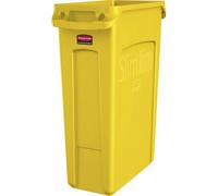 Collecteur de déchets Slim Jim, 87 litres, jaune