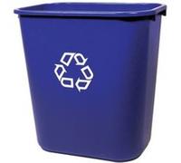 Rubbermaid – Corbeille à papier 12,9 L rectangulaire – Noir