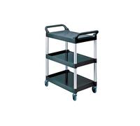 Rubbermaid Table roulante 3 surfaces de chargement L560xB450 mm noir/argent a...