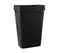 Rubbermaid Touch-Top Poubelle de cuisine avec couvercle, noir, 30 l, poubelle pour maison/cuisine/appartement/garage