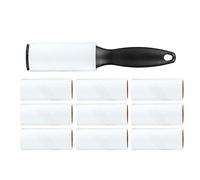 Rubberneck Brosse avec Lot de 10 Rouleaux Adhésifs - 360 Feuilles - Extra Collant et Dépoussiérant pour Poils D’Animaux, Cheveux, Vêtements, Canapés, Voitures, Tapis