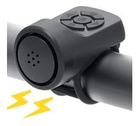 Rubberskin Sonnette de Vélo Électrique, Alarme de Klaxon Électronique Sonnette de Vélo 120dB, Klaxon de vélo de Charge USB Portable