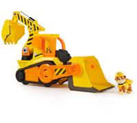 Rubble and Crew, Bark Yard Deluxe Bulldozer Construction Truck Toy with Lights,