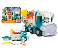 Rubble and Crew, Growlin' Grub Food Truck Playset, figurine d'action, accessoires de cuisine et sable cinétique Build-It Play Sand, jouets pour enfants pour garçons et filles de 3 ans et plus