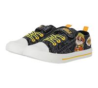 Rubble & Crew A2Z Baskets basses en toile pour enfants Pat' Patrouille Chaussures sous licence officielle avec sangle de fermeture tactile et design en dentelle jaune Exclusivité par A2Z 4 tailles