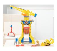 Ruben & Compagnie - Brico Park - Grue de Chantier Interactive - Véhicule Figurine Ruben Et Compagnie À Collectionner - Avec Sable Magique Kinetic Sand - Pat Patrouille Jouet - Jouet Enfant 3 Ans et +