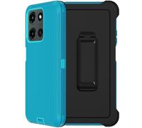 RubCase Coque pour Motorola Moto G 5G 2025 avec clip ceinture, 2 films protecteurs d'écran, coque de protection intégrale de qualité militaire résistante aux chocs, à la poussière et robuste (lac)