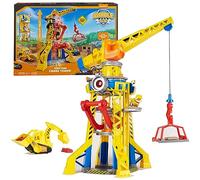 Ruben & Compagnie - Brico Park - Grue de Chantier Interactive - Véhicule Figurine Ruben Et Compagnie À Collectionner - Avec Sable Magique Kinetic Sand - Pat Patrouille Jouet - Jouet Enfant 3 Ans et +