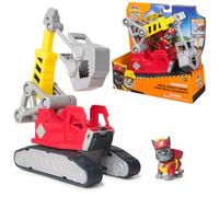 Ruben & Compagnie - Grue Puissante De Charlie - Voiture Figurine Pat Patrouille À Collectionner - Dessin Animé Aventures Constructions - Pat Patrouille Jouet - Voiture Enfant - Jouet Enfant 3 Ans Et +