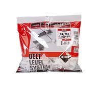 RUBI | Bride de Nivellement pour Carreaux | Bride de 0.5 mm pour Carreaux de 3 à 12 mm | Pour les formats de 30 x 30 cm | 100 unités | DELTA LEVEL SYSTEM Système de Nivellement