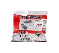RUBI | Bride de Nivellement pour Carreaux | Bride de 1,5 mm pour Carreaux de 3 à 12 mm | Pour les formats de 30 x 30 cm | 100 unités | DELTA LEVEL SYSTEM Système de Nivellement