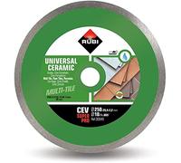 RUBI | Disque Diamant Jante Continue CEV SUPERPRO | Travaux Plus Exigeants | Coupe Générale de Carreaux de Céramique | Alésage 25,4 mm | Diámetre Extérieur 250 mm | CEV-250 SUPERPRO