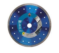 RUBI | Disque Diamant pour Matériaux Durs Turbo Viper TVA-230 | Coupé à Sec de Granit, Grès Rustique, Clinker, Máteriaux Réfractaires, Ardoise et Grès Porcelaine | Alésage 22,2 mm | Diámetre 230 mm