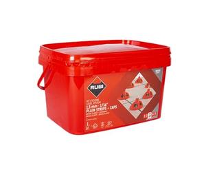 RUBI | Kit Cyclone Level System Se Compose de 300 bases de 5 mm et 100 coupelles réutilisables | Idéal pour la pose de carreaux grand format (taille minimale requise : 30 x 30 cm)