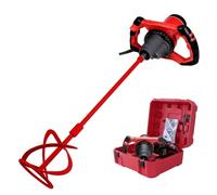 RUBI | Malaxeur Électrique 1200W | Malaxage de Colles à Base de Ciment, de Résines, de Peintures et Autres Matériaux | 2 Vitesses | RUBIMIX-9 N 230V 50/60Hz + Valise