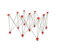 Table de travail rétractable 120 x 120 cm - RUBI 28918