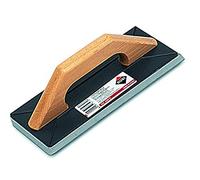 RUBI | Talochon Caoutchouc pour Joints Massif SUPERPRO | Manche en Bois Ergonomique | Idéale pour le Remplissage des Joints jusqu'à 3 mm de large | Base en Caoutchouc Blanc Résistante à l'abrasion
