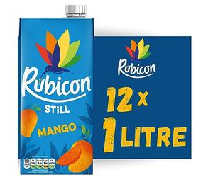 Rubicon Lot de 12 bouteilles de jus exotiques à la mangue 1 l