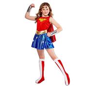 Rubie’s Costume de Wonder Woman pour Jeune Fille 147 cm Taille 8 à 10 Ans