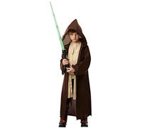 Rubie's Déguisement Tunique de Jedi – Moderne, Taille M/L (7-8 ans) Marron