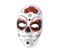 Rubie 's - Mascara crâne Katrina avec Roses Día de Los Muertos, Taille Unique, s3186