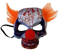 RUBIE'S 1/2 Masque Clown Fou Sanglant Cheveux Adulte Halloween