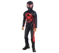 Rubies 1000731XXS Miles Morales Déguisement Spiderman pour enfant garçon Noir/rouge Halloween
